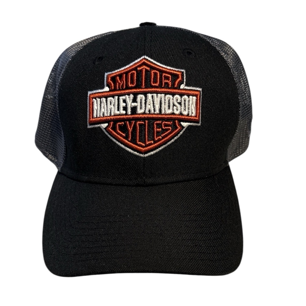 Harley-Davidson New Era Black and Gray 39THIRTY Cap